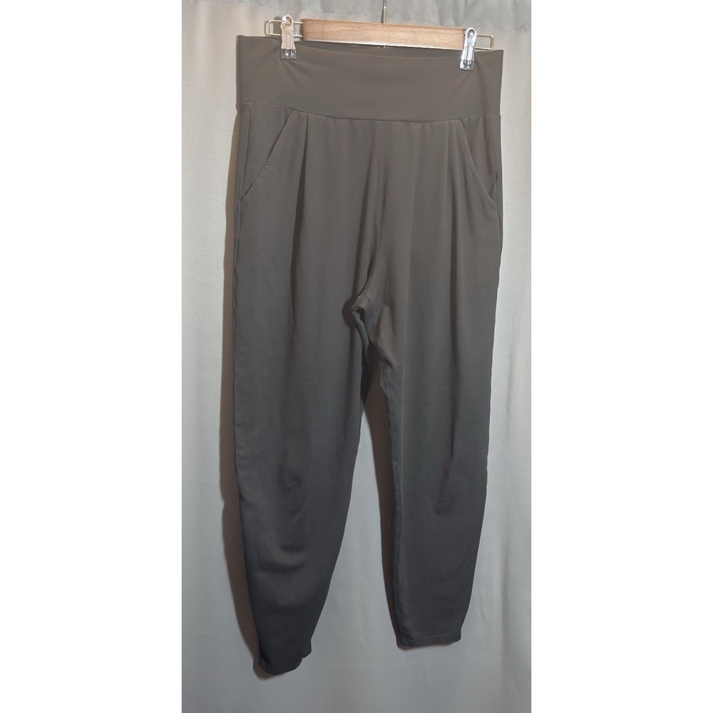 VUORI Lux At Ease Harem Pants Heather Black/Gray Jogger Women's Size Medium